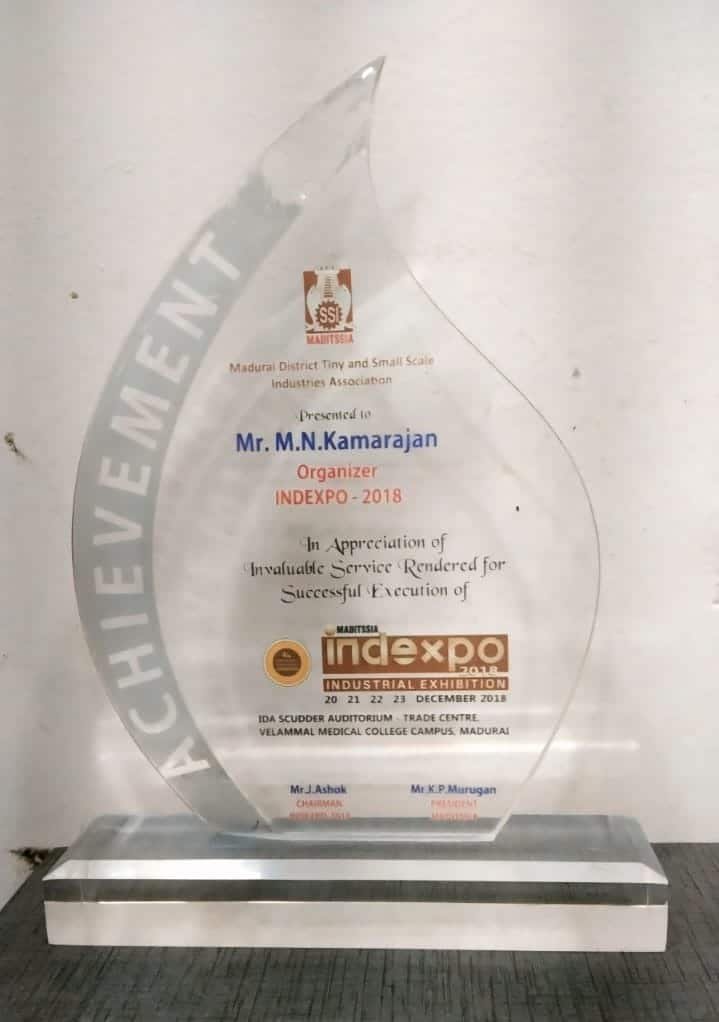 Indexpo 2018 Achievement Award